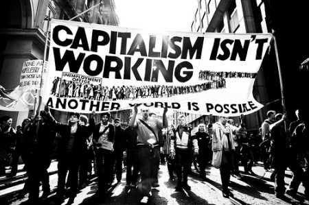 anti-capitalist protest